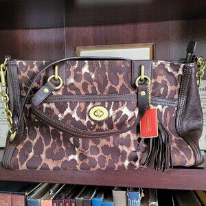 Coach Lepard Style Hand Bag